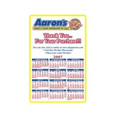 Rectangle Custom Printed Calendar Sheets (5 1/2 Inch  X 8 1/2 Inch )