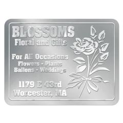 Rectangle Embellished Foil Roll Seal
