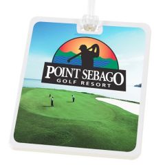 Rectangle Golf Tag - 4c Digital Imprint