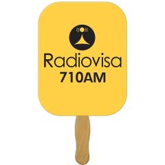 Rectangle Hand Fan 9 Inch X 7 Inch