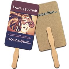 Rectangle Recycled Hand Fan