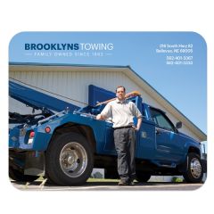 Rectangle Sublimated Soft Mouse Pad With 1/16 Inch Backing