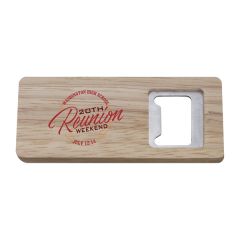 Rectangle Wood Bottle Opener