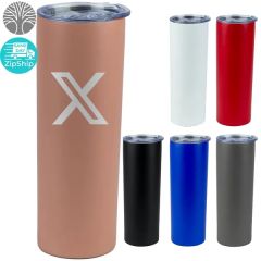 Recycled 20 Oz Double-Wall Stainless Steel Tumbler