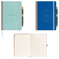 Recycled A5 Hardcover Journal & Pen