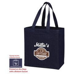 Recycled Cotton Canvas Tote Bag 13 Inch X 5 Inch X 13 Inch
