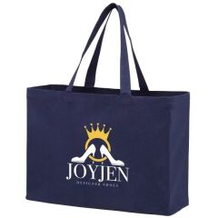 Recycled Cotton Canvas Tote Bag - Screen Print