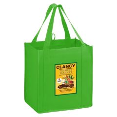 Recycled P.e.t. Non-Woven Grocery Bag - Full Color