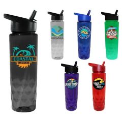 Recycled Pet - 24 Oz Bottle With Straw Cap, Full Color Digi