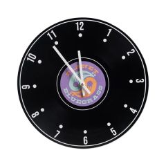 Recycled Vinyl Record Clock