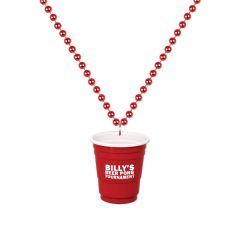 Red Cup Shot Glass On Beads