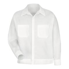 Red Kap Men's Button-Front Shirt Jacket