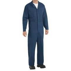 Red Kap Men's Extended Sizes Button-Front Cotton Coveral
