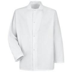 Red Kap Men's Gripper-Front Short Butcher Coat