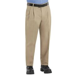 Red Kap Men's Pleated Twill Slacks