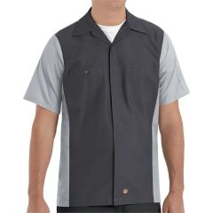 Red Kap Men's Short Sleeve Automotive Crew Shirt