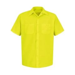 Red Kap Men's Tall Enhanced Visibility Short Sleeve Work