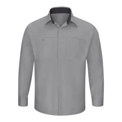 Red Kap Men's Tall Performance Plus Long Sleeve Shirt Wit