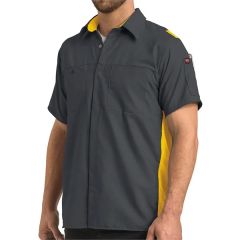 Red Kap Men's Tall Performance Plus Short Sleeve Shirt Wi