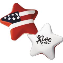 Red White And Blue Patriotic Star Stress Shape
