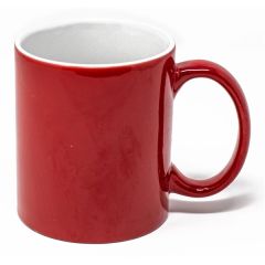 Red/White 3 Finger 11 Oz Mug