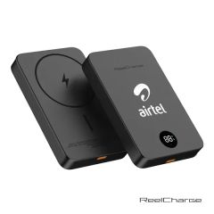 Reelcharge Semi Solid State Aluminum Power Bank - 10k