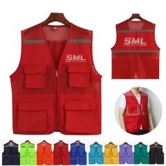 Reflective Safety Vest With Pouch