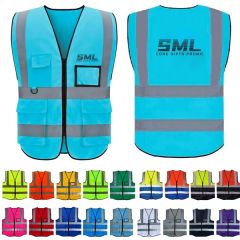 Reflective Safety Vest With Pouch