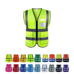 Reflective Safety Vest W/Pouch