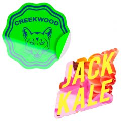 Reflective Stickers Custom 5in X 5in