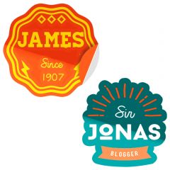 Reflective Stickers Custom 6in X 6in