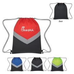 Reflective Stripe Drawstring Sports Pack