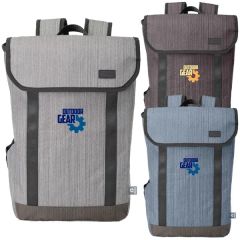 Rejuve Element Recycled Heather Travel Backpack