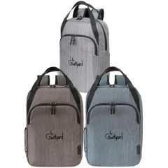 Rejuve Metro Recycled Heather Executive Backpack