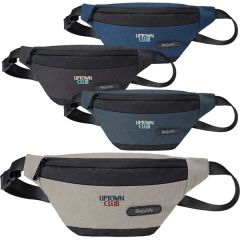 Rejuve Recycled Milano Modern Two-Tone Waist Fanny Pack