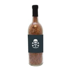 Relaxing Spa Bath Crystals Inside Glass Wine Bottle
