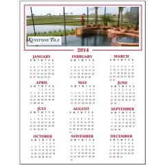 Repositionable Custom Year At Glance Calendar