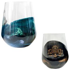 Resin Accented Entertaining Wine Glass Set Of 2