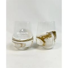 Resin Accented Entertaining Wine Glass Set Of 2