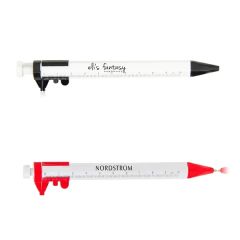 Retractable Caliper Ruler Pen