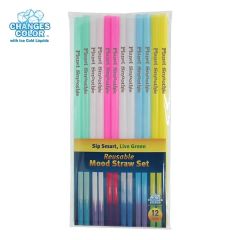 Reusable Mood Straw - 12 Pack