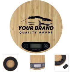 Reusable Versatile Bamboo Digital Scale With LED Display