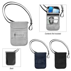 RFID Data Blocking Neck Wallet