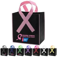 Ribbon-Trim Reusable Tote