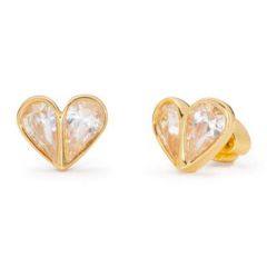 Rock Solid Small Heart Studs