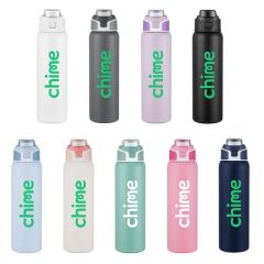 Rockford 28 Oz Vacuum Bottle With Push Up Lid & Handle