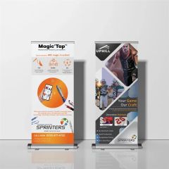 Roll Up Retractable Banner - 32 Inch X 78.7