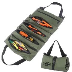 Roll Up Tool Bag Electrician Wrench Organizer