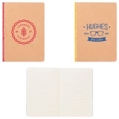 Romy Kraft Cover Color Edge Journal - A5 - Silkscreen