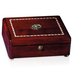 Rosewood Inlaid Rectangular Box